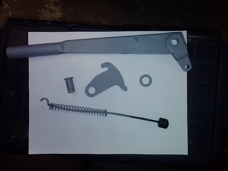 Andrew Mace sent me two parking brakes which I was able to get enough parts to make one good one