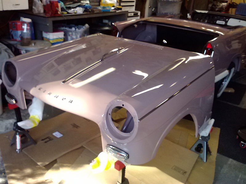 bonnet ready to be installed