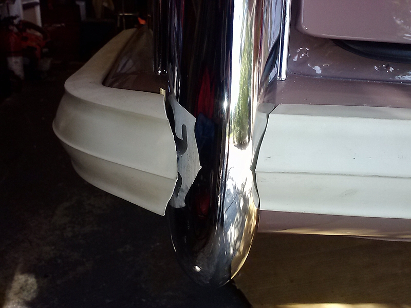 fitted rubber bumpers, but sides do not look quite right