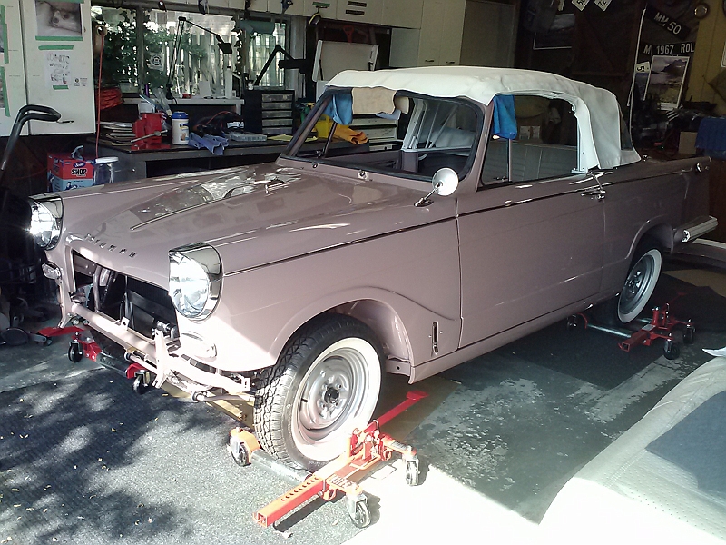 test fit of the hood