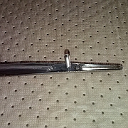 fitted a small machine screw in end of trim to fix problem