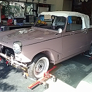 test fit of the hood